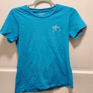 Teal Guy Harvey swordfish t-shirt
